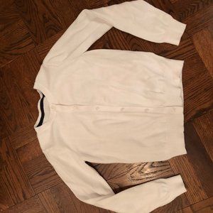 Children's Place Girls White Knit cardigan
